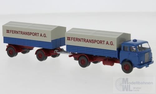 Wiking 251583 - MAN Pausbacke Pritschenlastzug WM Ferntransport A.G. H0 1:87 Wiking 251583 - MAN Pausbacke Pritschenlastzug WM Ferntransport A.G. H0 1:87